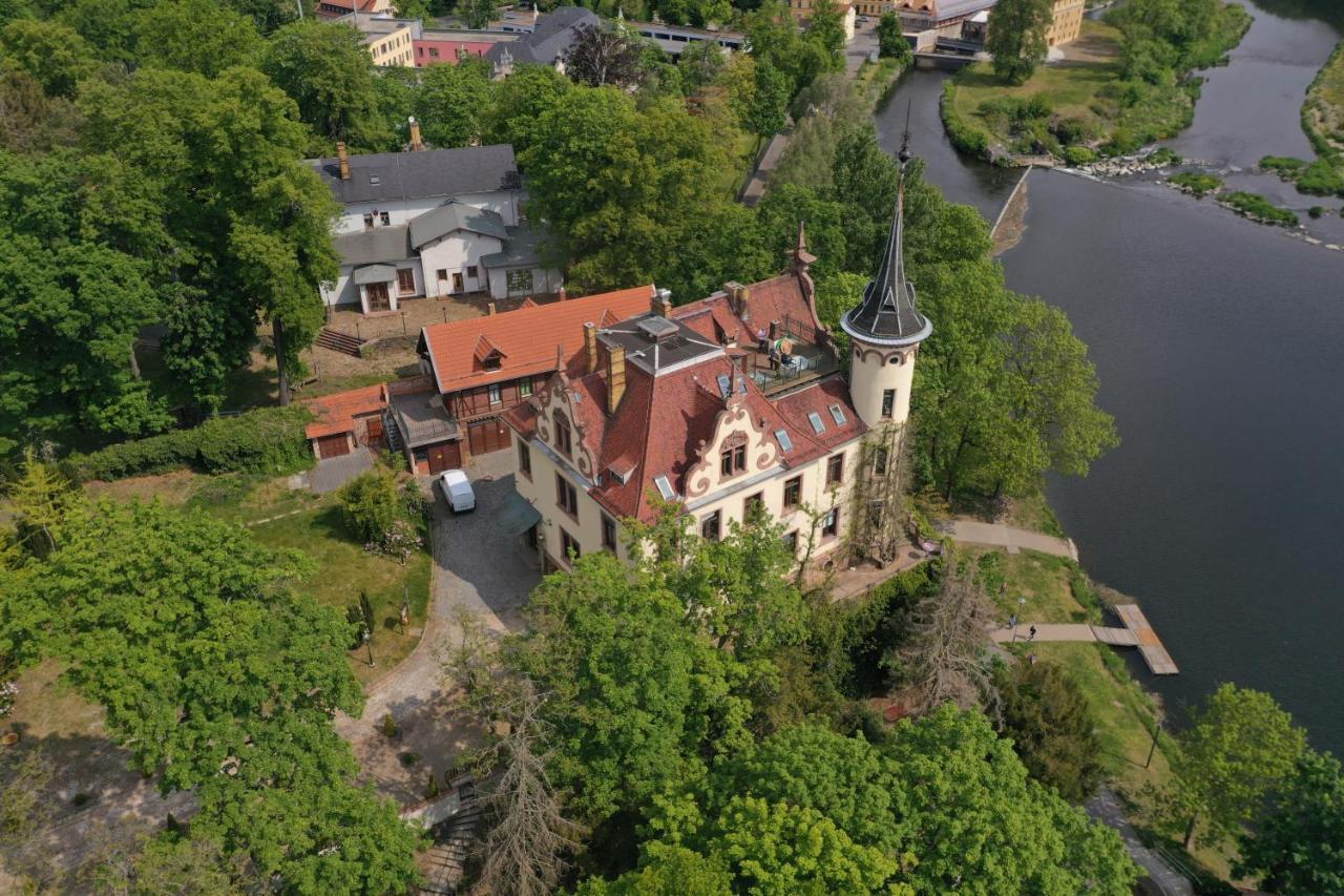 Hotel Schloss Gattersburg Grimma Exterior foto